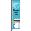 5' x 20' Vertical Outdoor Pole Banner for Poles without a Halyard